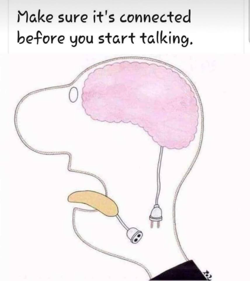Make sure its connected before you start talking