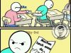 in exam hall